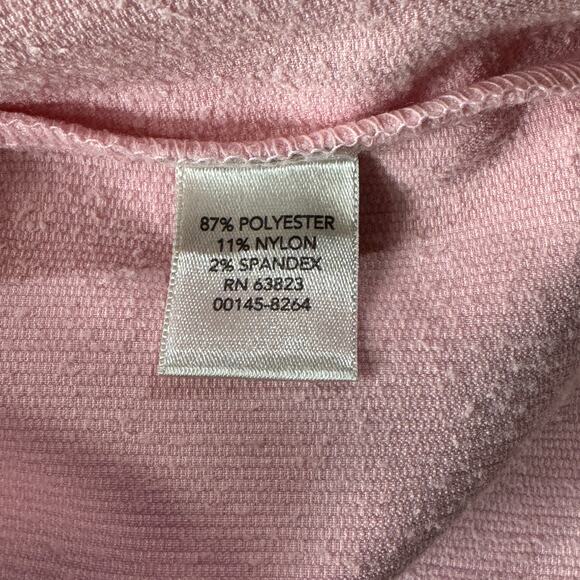 CJ Banks 2X-Large (20/22W) Corduroy Vest Jacket Button-Up Pockets Collared Pink - Picture 9 of 10